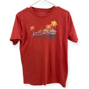 Lucky Brand Boys Tropical T-shirt‎ Size XL18/20